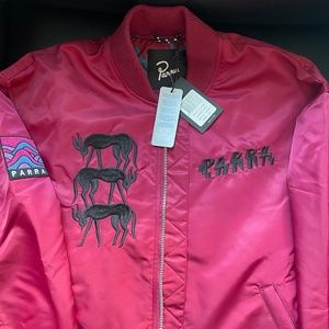 Patta byParra Stacked Pets Varsity Jacket / XL / Red / NWT